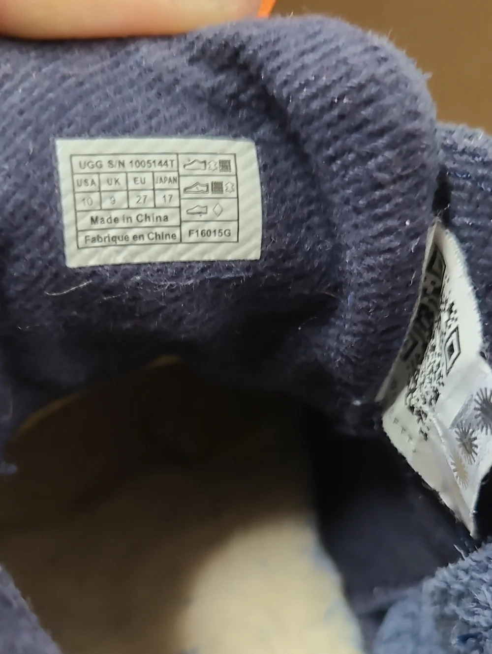 Ugg Orin Toddler Size 10